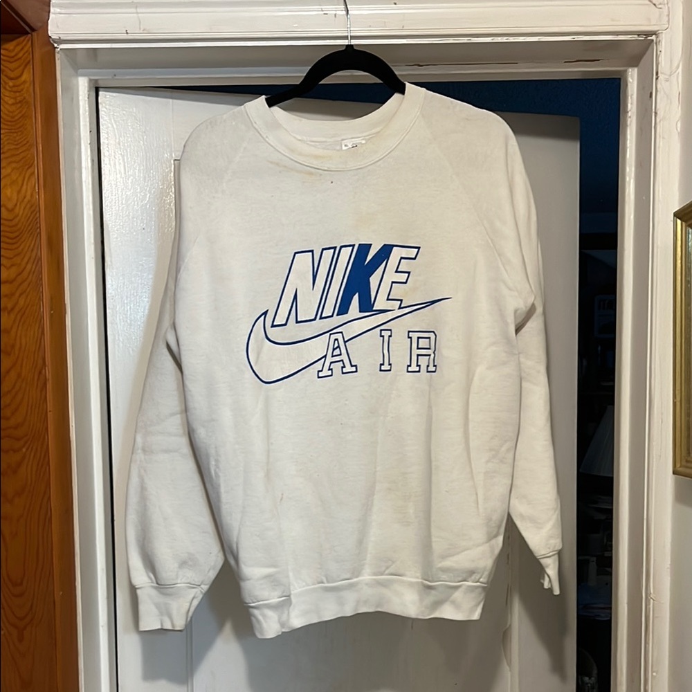 Genuine Vintage Nike Air White Sweatshirt